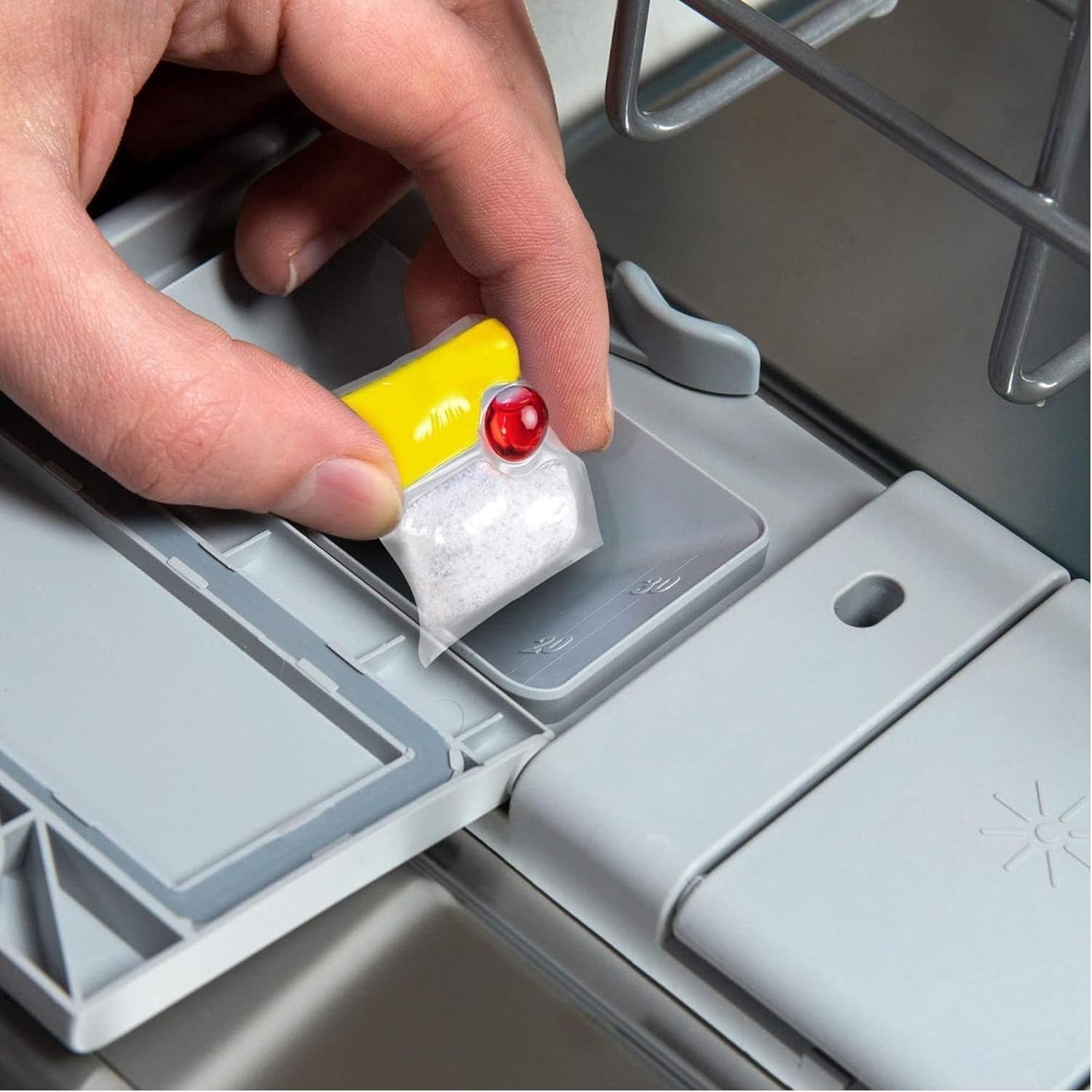 Sale: 5 Packs of Lemon-Scented Dishwasher Tablets - 100 Tablets